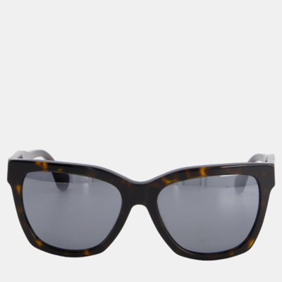 Pre-owned Balenciaga Brown Tortoiseshell Wayfair Sunglasses In Black