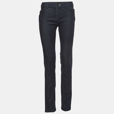 Pre-owned Balenciaga Navy Blue Denim Slim Fit Jeans M Waist 32''