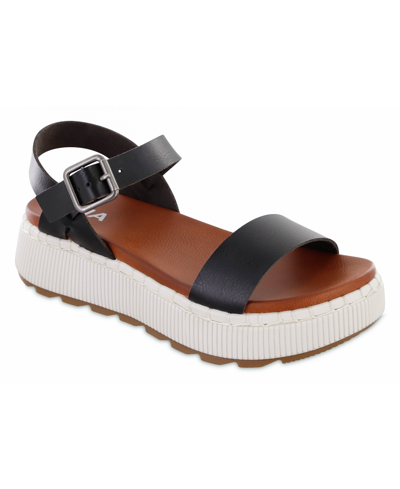 Mia Hayley Platform Sandal In Black