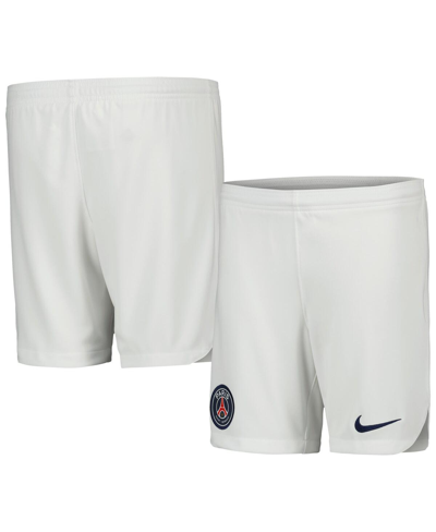 Nike Kids' Big Boys  White Paris Saint-germain 2023/24 Away Stadium Performance Shorts