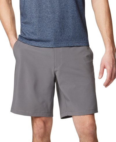 Columbia Men's Carter Crest Stretch Upf 50 Performance Shorts In City Grey