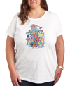 AIR WAVES AIR WAVES TRENDY PLUS SIZE FRIENDS 30TH ANNIVERSARY GRAPHIC T-SHIRT