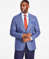 Nautica Men Modern-fit Active Stretch Woven Solid Sport Coat In Medium Blue