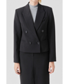 Grey Lab Women's Double Breasted Blazer In Black