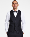 Michael Kors Men's Classic-fit Wool-blend Stretch Solid Suit Vest In Black