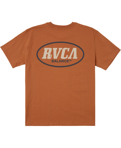 Rvca Men's Basecamp Short Sleeve T-shirt In Adobe
