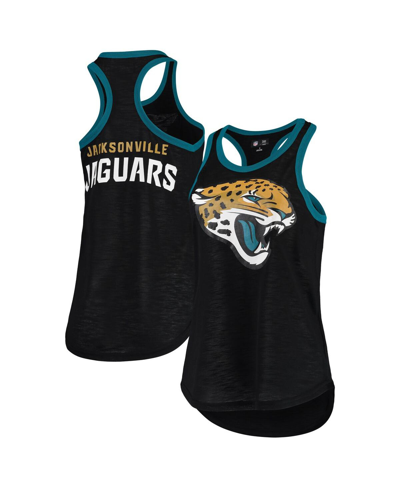 G-iii 4her By Carl Banks Women's  Black Jacksonville Jaguars Tater Tank Top