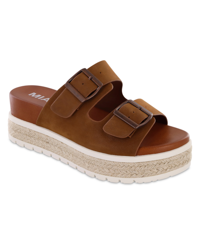 Shop Mia Kely Platform Sandal In Cognac