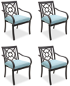 AGIO ST CROIX OUTDOOR 4-PC DINING CHAIR BUNDLE SET