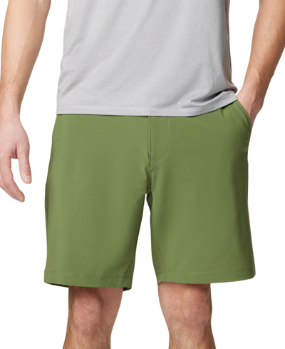 Columbia Men's Carter Crest Stretch Upf 50 Performance Shorts In Canteen