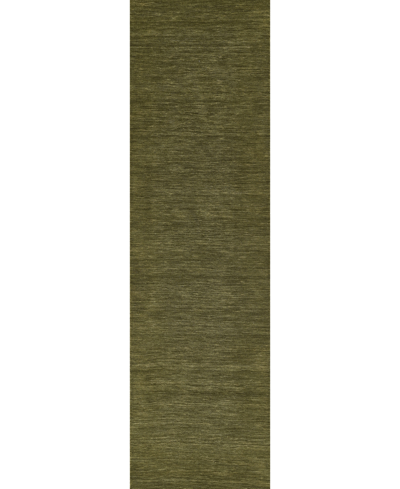 Novogratz Collection Iris Ir-01 2'3" X 8' Runner Area Rug In Green