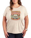 AIR WAVES TRENDY PLUS SIZE FORD BRONCO GRAPHIC T-SHIRT