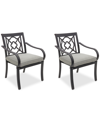 AGIO ST CROIX OUTDOOR 2-PC DINING CHAIR BUNDLE SET