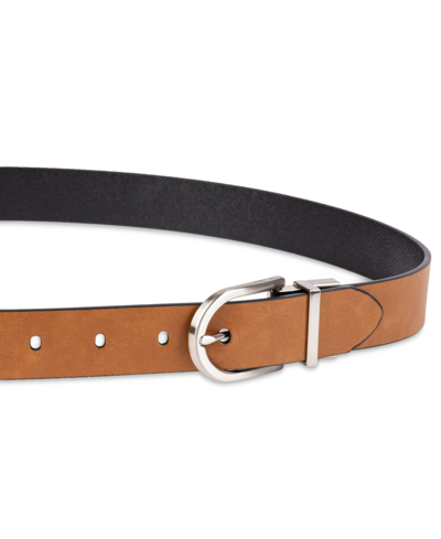 Calvin Klein Women\'s Black/Brown Embossed Casual Reversible Belt S Calvin Klein Women main image 2