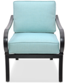 AGIO ST CROIX OUTDOOR 3-PC LOUNGE CHAIR SET (2 LOUNGE CHAIRS + 1 END TABLE)