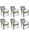 AGIO ST CROIX OUTDOOR 6-PC DINING CHAIR BUNDLE SET