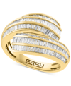 EFFY COLLECTION EFFY DIAMOND BAGUETTE MULTIROW BYPASS RING (3/4 CT. T.W.) IN 14K GOLD