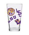 INDIGO FALLS LSU TIGERS 16 OZ MEDLEY DISTRESSED VINTAGE-LIKE PINT GLASS