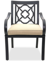 Agio St Croix Outdoor Dining Chair In Straw Natural