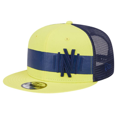 New Era Yellow Nashville Sc Trucker 9fifty Snapback Hat