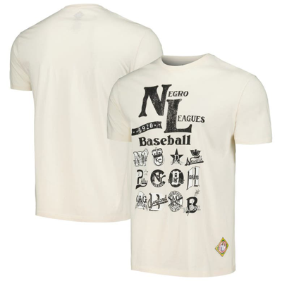 Stitches Gray Negro League Baseball T-shirt In Cream