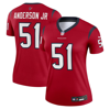 NIKE NIKE WILL ANDERSON JR. RED HOUSTON TEXANS  LEGEND JERSEY