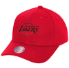 MITCHELL & NESS MITCHELL & NESS RED LOS ANGELES LAKERS FIRE RED PRO CROWN SNAPBACK HAT