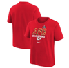 NIKE YOUTH NIKE  RED KANSAS CITY CHIEFS 2023 AFC CHAMPIONS ICONIC T-SHIRT