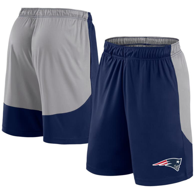 Fanatics Branded Navy New England Patriots Big & Tall Team Logo Shorts
