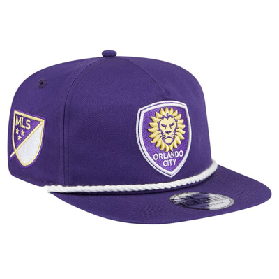 New Era Purple Orlando City Sc The Golfer Kickoff Collection Adjustable Hat