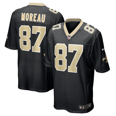 Nike Foster Moreau Black New Orleans Saints Game Jersey