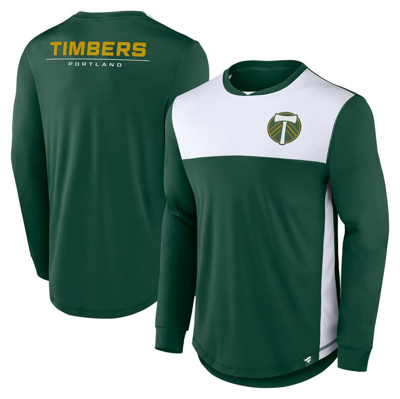 Fanatics Branded Green Portland Timbers Mid Goal Long Sleeve T-shirt