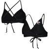 G-iii 4her By Carl Banks Black Kansas City Chiefs Hall Of Fame Bikini Top In Black