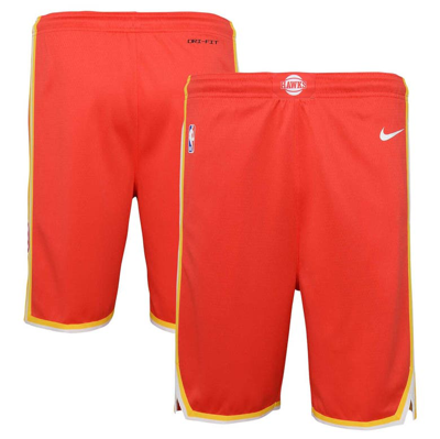 Nike Kids' Youth  Red Atlanta Hawks Swingman Performance Shorts – Icon Edition