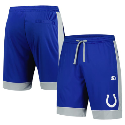 Starter Royal/gray Indianapolis Colts Fan Favorite Fashion Shorts