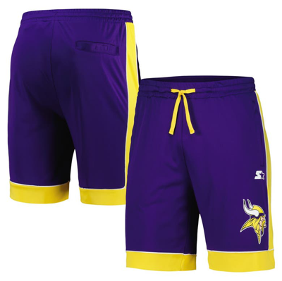 Starter Purple/gold Minnesota Vikings Fan Favorite Fashion Shorts