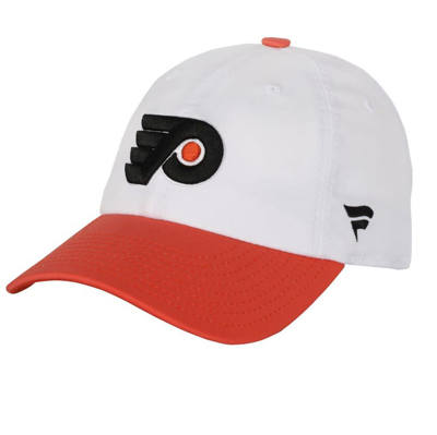 Fanatics Kids' Youth  Branded  White/orange Philadelphia Flyers 2024 Nhl Stadium Series Structured Adjustab