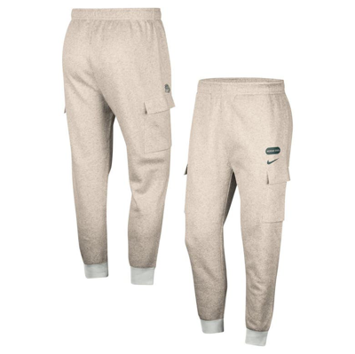 Nike Heather Grey Michigan State Spartans Club Cargo Jogger Trousers