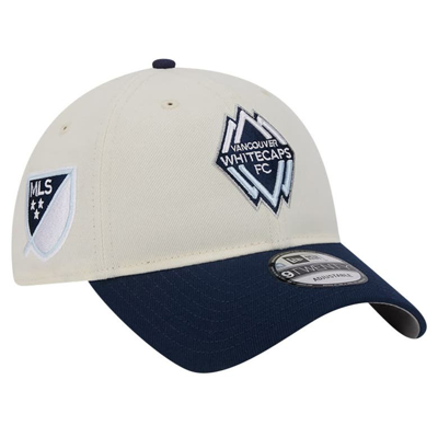 New Era White Vancouver Whitecaps Fc 2024 Kick Off Collection 9twenty Adjustable Hat