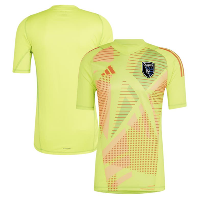 Adidas Originals Adidas Yellow San Jose Earthquakes 2024 Goalkeeper Jersey