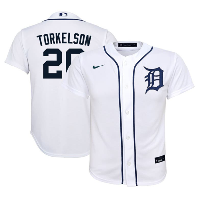 Nike Kids' Youth  Spencer Torkelson White Detroit Tigers Home Replica Player Jersey
