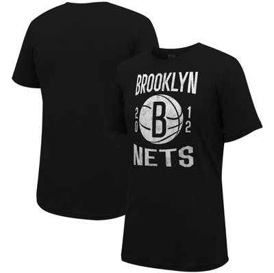 Stadium Essentials Men's And Women's  Black Brooklyn Nets City Year T-shirt