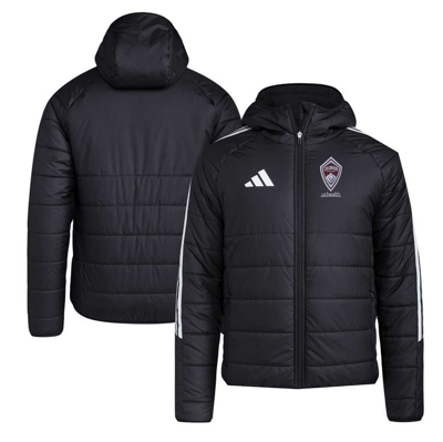 Adidas Originals Adidas Black Colorado Rapids Tiro 24 Full-zip Winter Hoodie Jacket