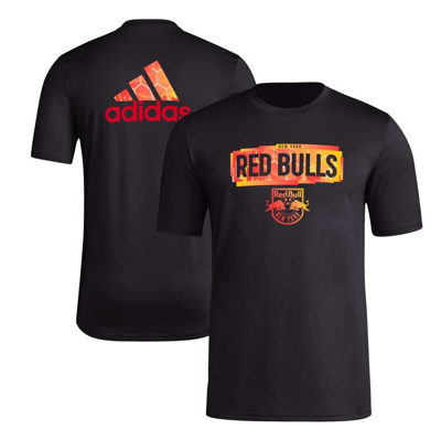 Adidas Originals Adidas Black New York Red Bulls Local Pop Aeroready T-shirt