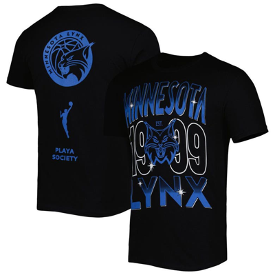 Playa Society Men's Black Minnesota Lynx Est. 1999 Legacy T-shirt