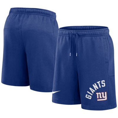 Nike Royal New York Giants Arched Kicker Shorts