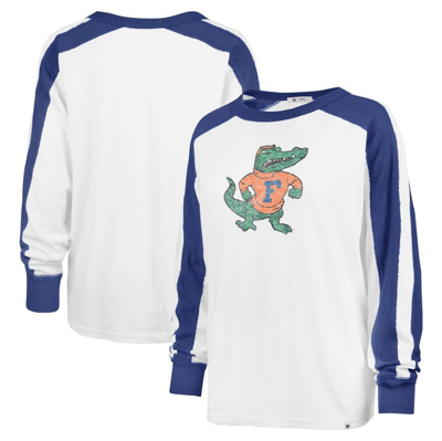 47 ' White Florida Gators Premier Caribou Raglan Long Sleeve T-shirt