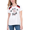 G-iii 4her By Carl Banks White Kyle Busch Score T-shirt In White