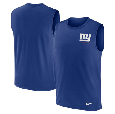 Nike Royal New York Giants Muscle Tank Top
