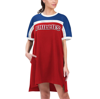 G-III 4HER BY CARL BANKS G-III 4HER BY CARL BANKS RED/ROYAL PHILADELPHIA PHILLIES CIRCUS CATCH SNEAKER DRESS